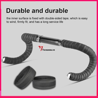 Dây quấn Băng quấn ghi đông xe đạp 2 dây quấn, 2 nút chặn