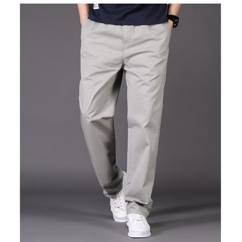 Quần Dài Ống Đứng Màu Trơn Đơn Giản Phong Cách vintage Thời Trang Cho Nam Cỡ m-6xl