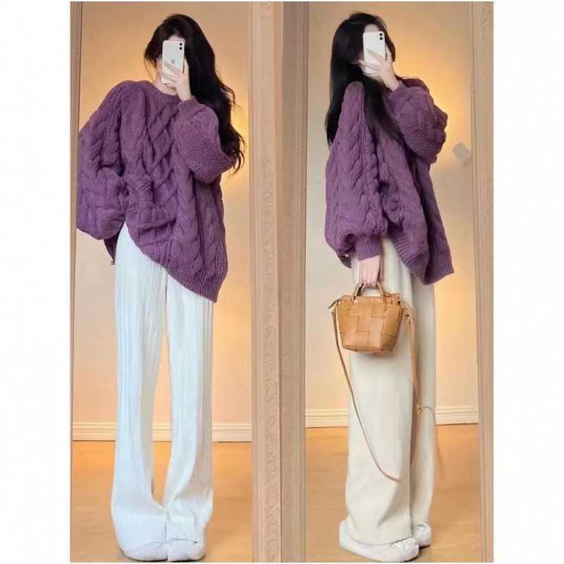 Áo len thừng cổ tròn - Calina.vn - AolenQC2864_P8K5