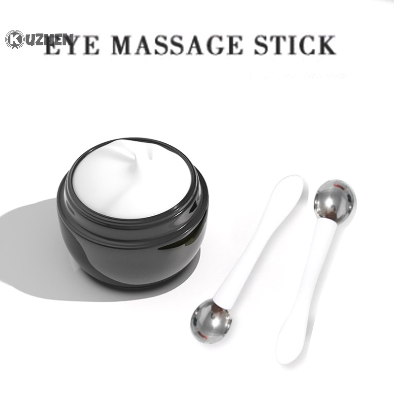 Kuzhen 1 Thanh Lăn Mát Xa Mắt Chống Nếp Nhăn Chất Liệu Hợp Kim Màu Vàng Đồng