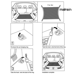 Lưới Giữ Đồ Co Giãn Cho Cốp Xe Hơi Giá Đỡ