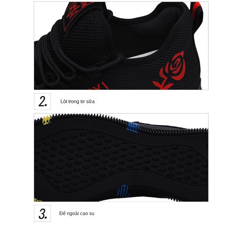 Giày Thể Thao Đế Bằng Phong Cách Thời Trang Mới Cho Nữ