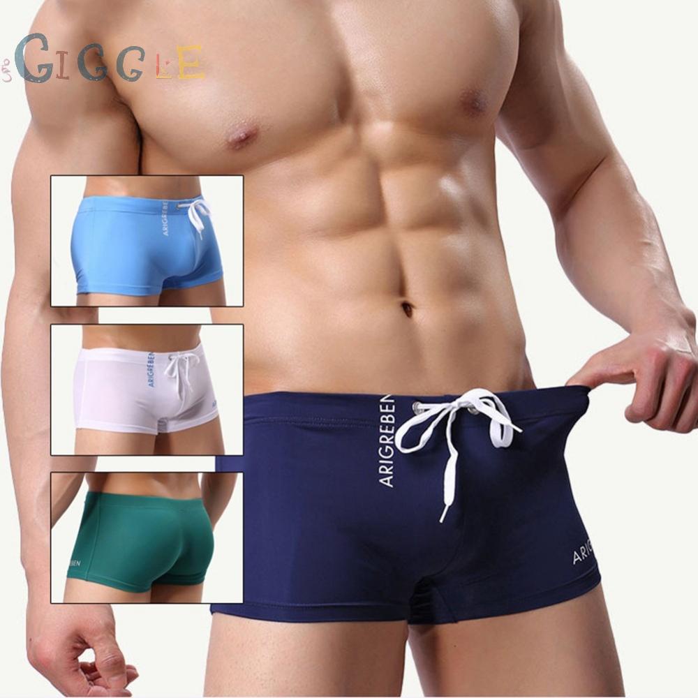 Brief Boxer Boxer Briefs Men\\\'s Nylon+Spandex S/M/L/XL/XXL Short Swim