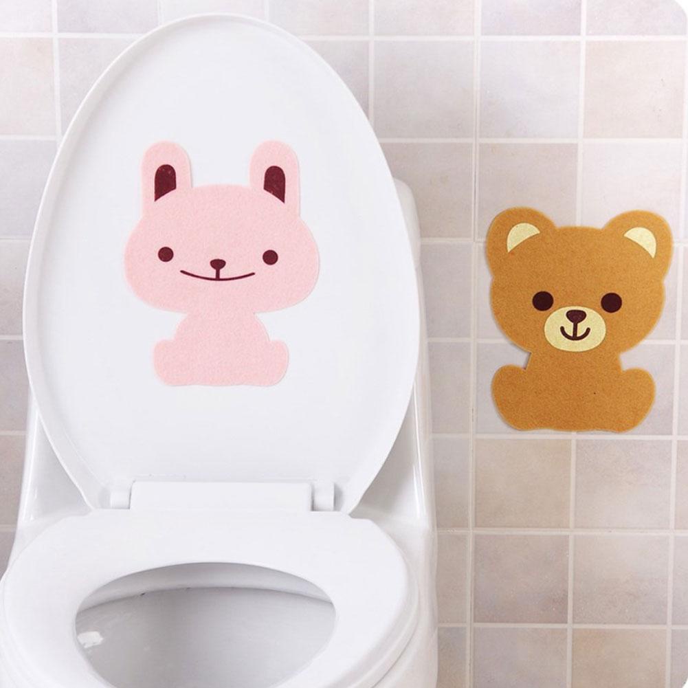 Hoạt Hình Miếng Dán Khử Mùi toilet h2l2 Hình Gấu Thỏ Ếch Đáng Yêu