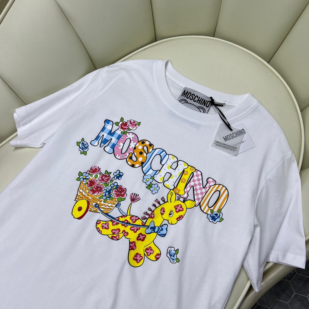 Áo Thun Tay Ngắn In Hoạt Hình Phong Cách Âu Mỹ Cá Tính Cho Cặp Đôi