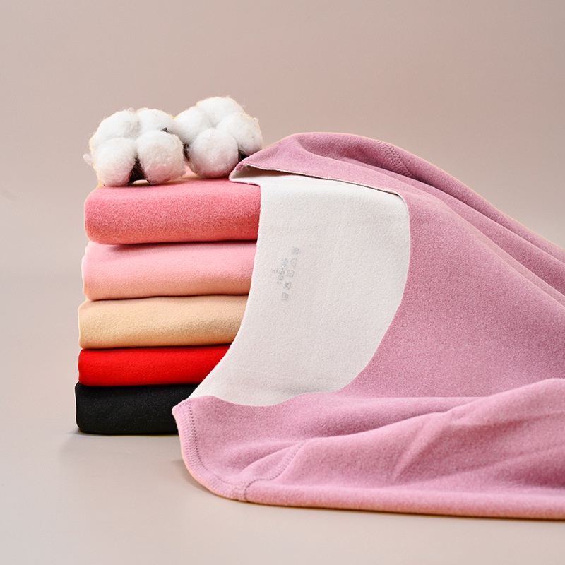 Bộ Đồ Lót Nhung Hai Mặt Tay Dài Giữ Nhiệt Không Đường May Cho Nam Và Nữ