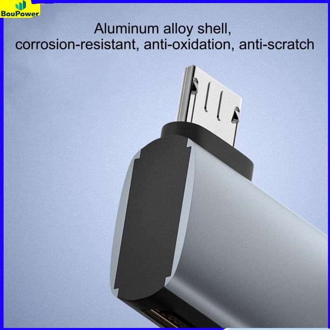 Boupower Dây Cáp Chuyển Đổi micro usb Sang usb otg Cho tv tablet pc smartphone Với micro usb