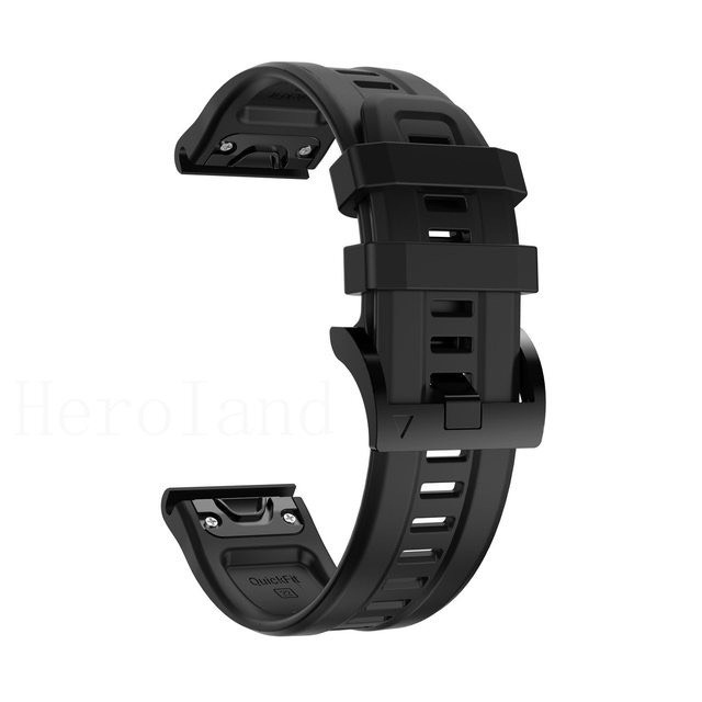 Dây cao su 22 cho đồng hồ garmin Fenix 5/6/7, Forerunner 745,935,945,955... dây silicon size 22mm kèm ngàm quick fit