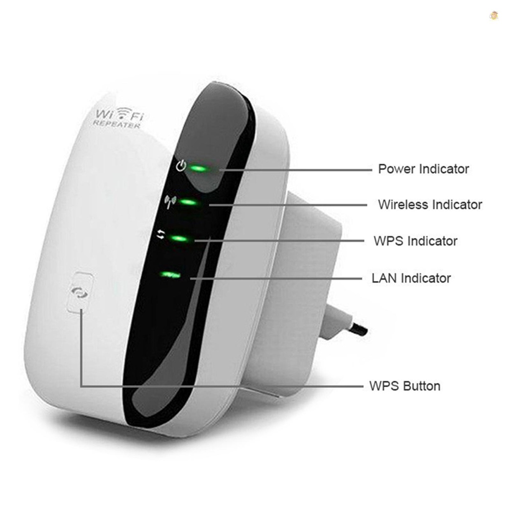 Thiết Bị Khuếch Đại Tín Hiệu wifi Không Dây 300m Phích Cắm eu Tiện Dụng Cho Gia Đình / Văn Phòng