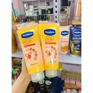 Chống nắng Vaseline 50X Healthy Bright SPF50 Thái Lan tuýp 300ML