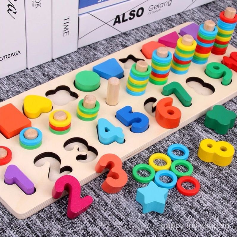 Bộ Đồ Chơi Xếp Hình Phát Triển Trí Thông Minh Cho Bé 1-23 - 6 Tuổi