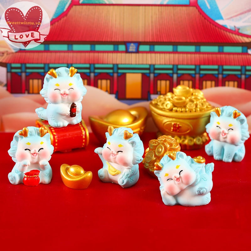 Tri 1 Tượng Rồng mini Trang Trí Phong Cảnh 2024 vn