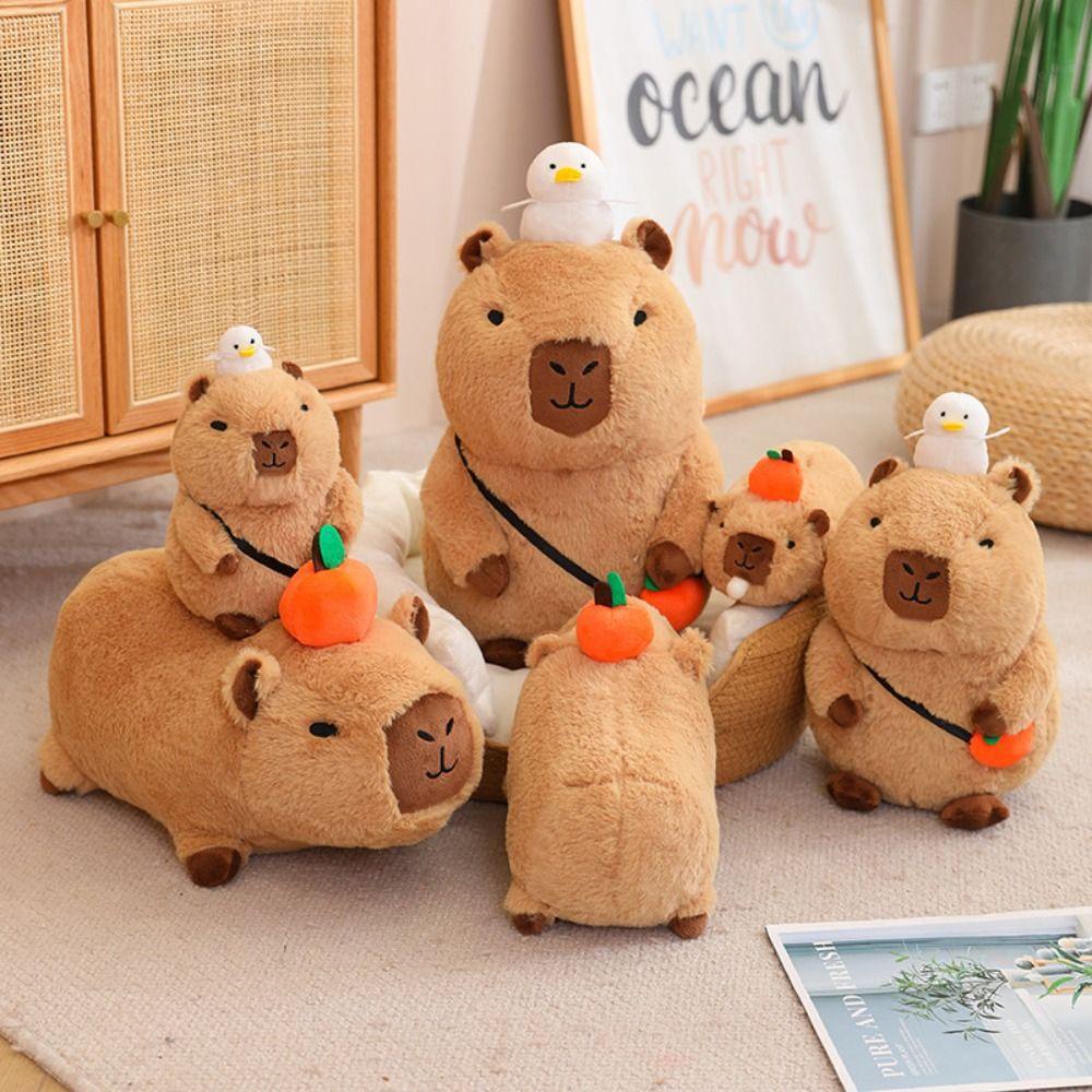 Thú nhồi bông MMULCK Capybara mềm mại đáng yêu trang trí nội thất