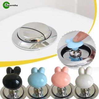 Nút Dán Tay Nắm Cửa Tủ / Ngăn Kéo Tủ / Nắp Bồn Cầu Hình Thỏ Dễ Thương Đa Năng