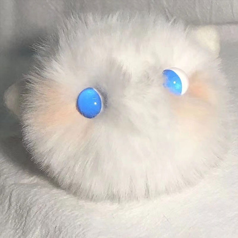 Chelkolrs Móc Khóa Hình Mèo Má Hồng Nhồi Bông Nhỏ Gọn Thời Trang Nữ Tính