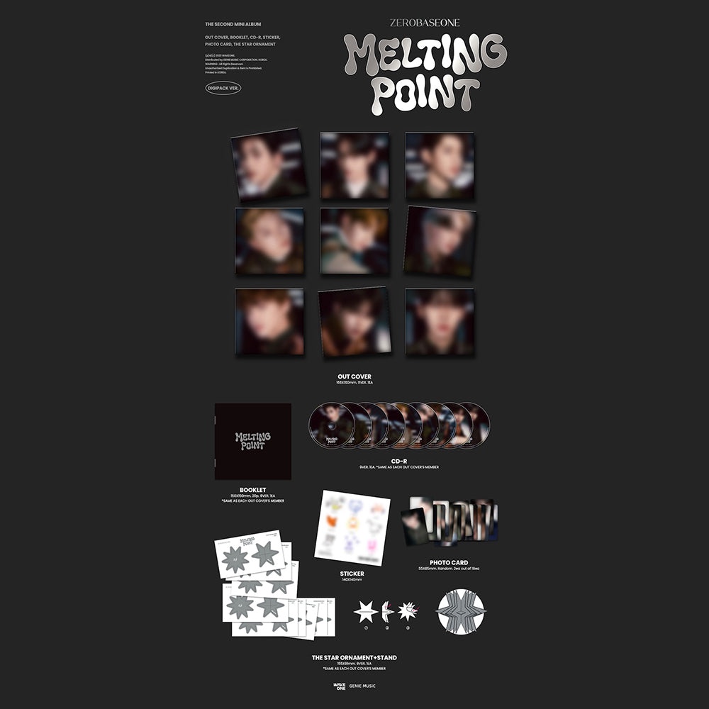 ZEROBASEONE - 2ND MINI ALBUM  DIGIPACK Ver.
