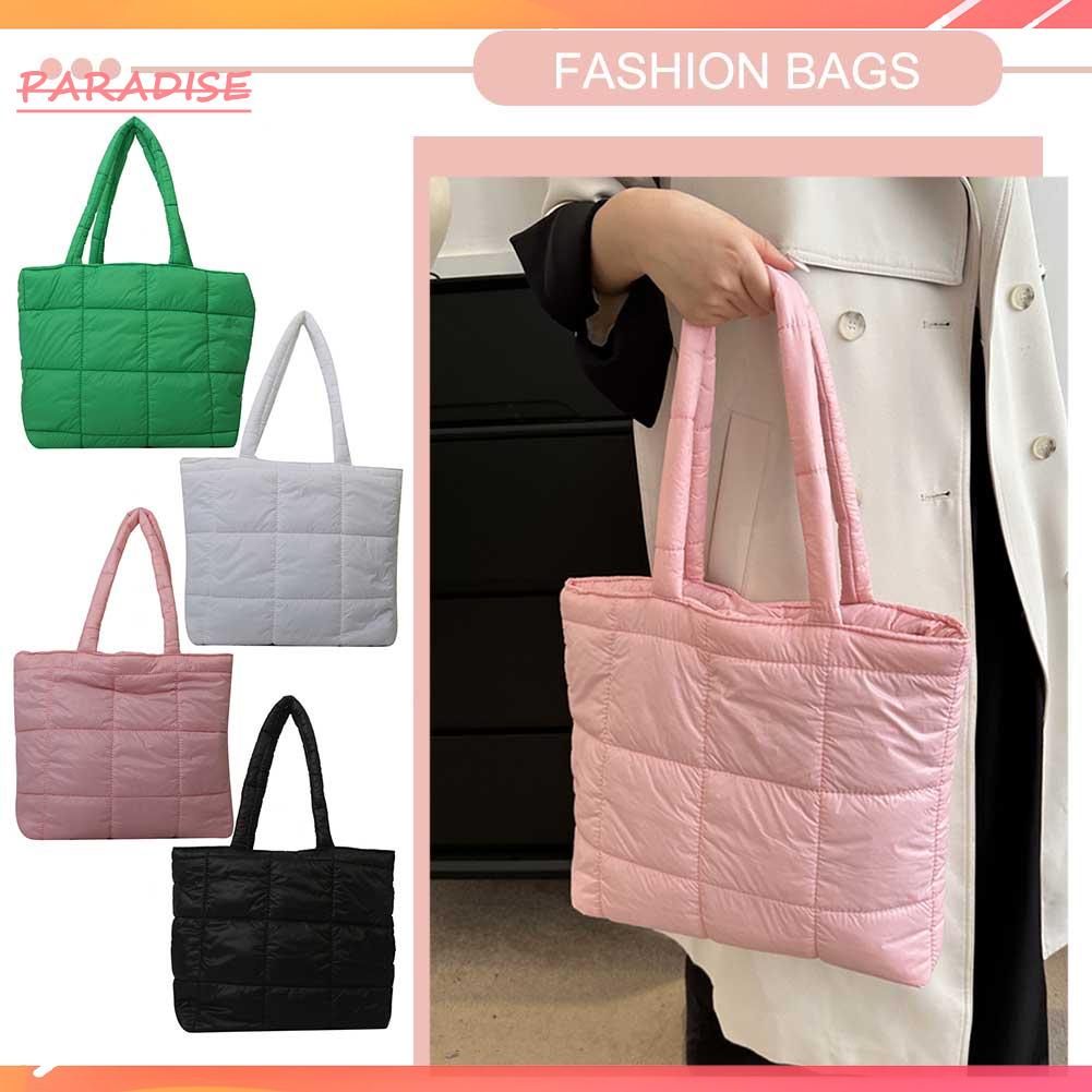 Túi Xách tote Lót Bông Mua Sắm Có Đệm Phồng Cho Nữ