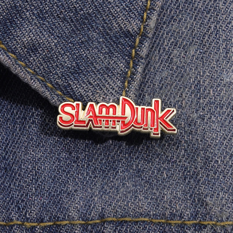 Huy Hiệu Cài Áo / Ba Lô Họa Tiết Hoạt Hình slam dunk Men Thời Trang Nhật Bản