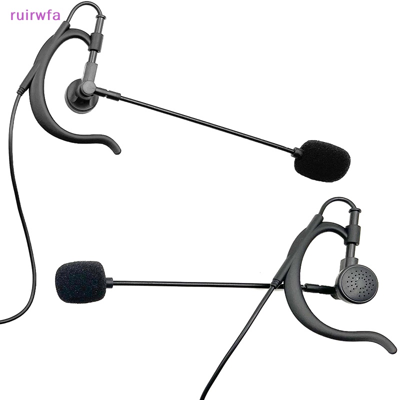 Tai Nghe ruirwfa 2 pin Kèm Micro Hai Chiều Cho Bộ Đàm baofeng 888s walkie Mới