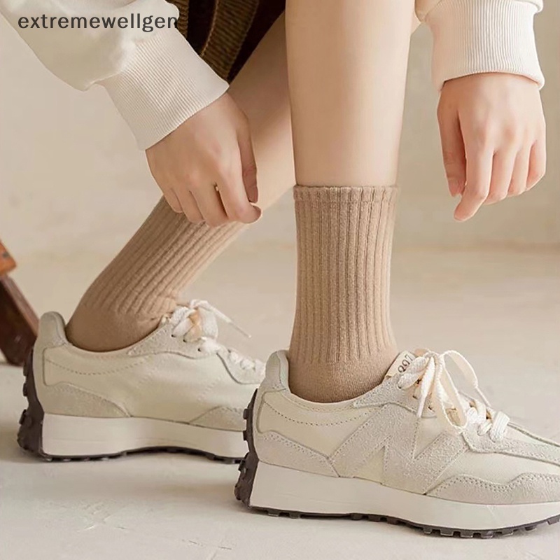 Vớ Kaki Màu Trắng Trơn Thời Trang Cho Nữ