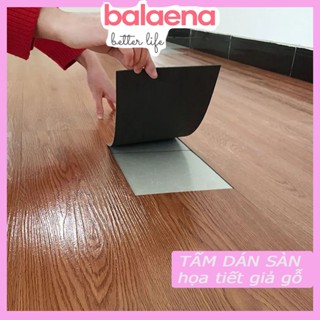 [MÃ ANCMAR GIẢM 15%] Miếng nhựa DÁN sàn giả vân gỗ sang trọng, có sẵn keo dễ dán giá cực ưu đãi