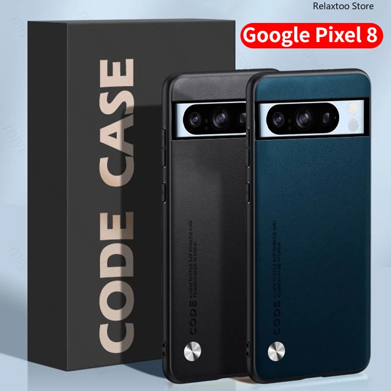 Skin Leather Leather Texture Casing For Google Pixel 8 Pro 8Pro 8A Pixel8Pro Pixel8A 5G Soft Silicone Phone Case Shockproof Lens Protection Back Cover Casing
