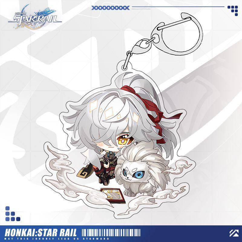 Mới Móc Khóa Hai Mặt game honkai: Starrail jing yuan kafka blade Dang march 7th bronya seele asta herta