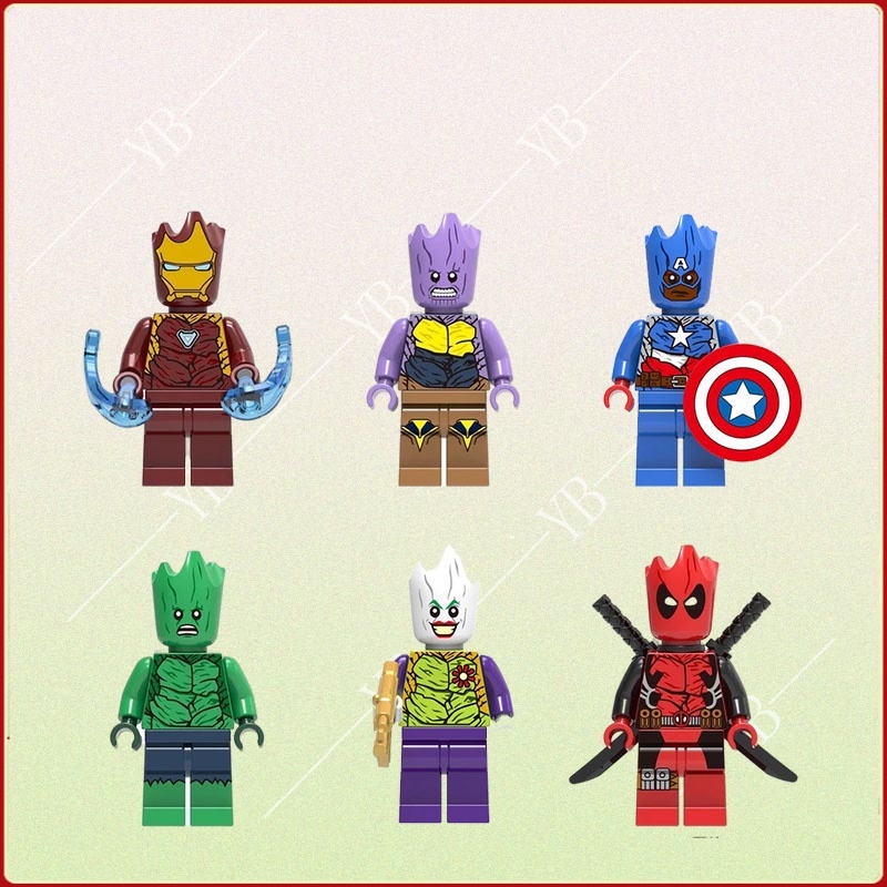 Mô Hình Nhân Vật Siêu Anh Hùng marvel