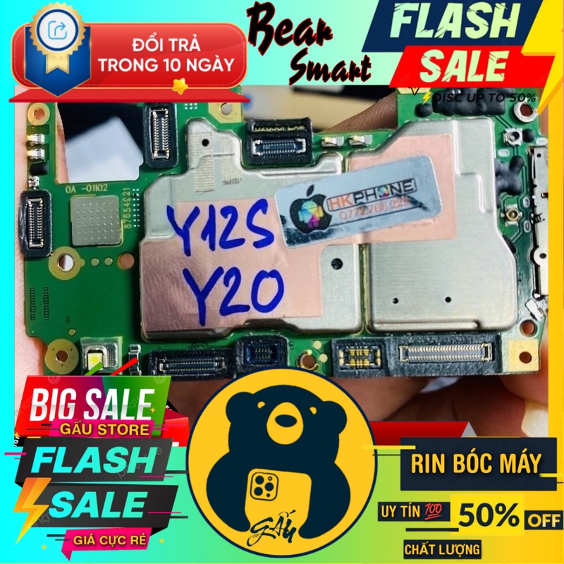 Main Vivo Y12S Y20 Rin bóc máy , Bo mạch Vivo Y12S Y20 , Mainboard Vivo Y12S Y20
