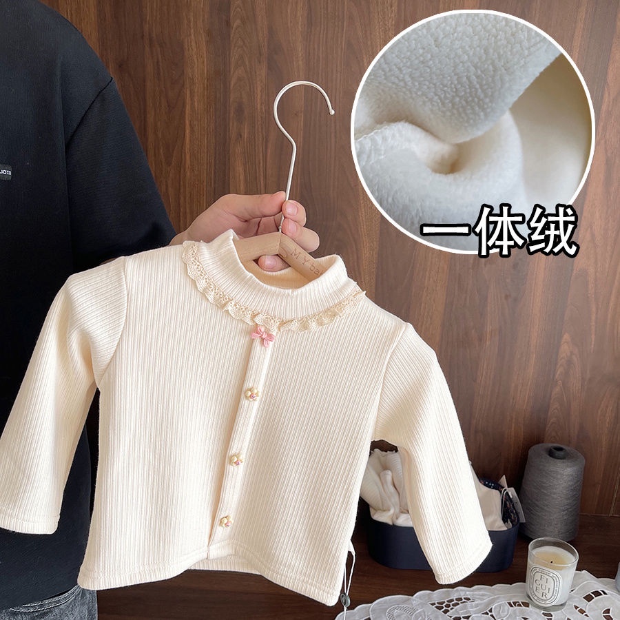 Áo Cổ Lọ Thiết Kế Mới Thời Trang Mùa Thu Đông 2023 Dành Cho Bé Gái