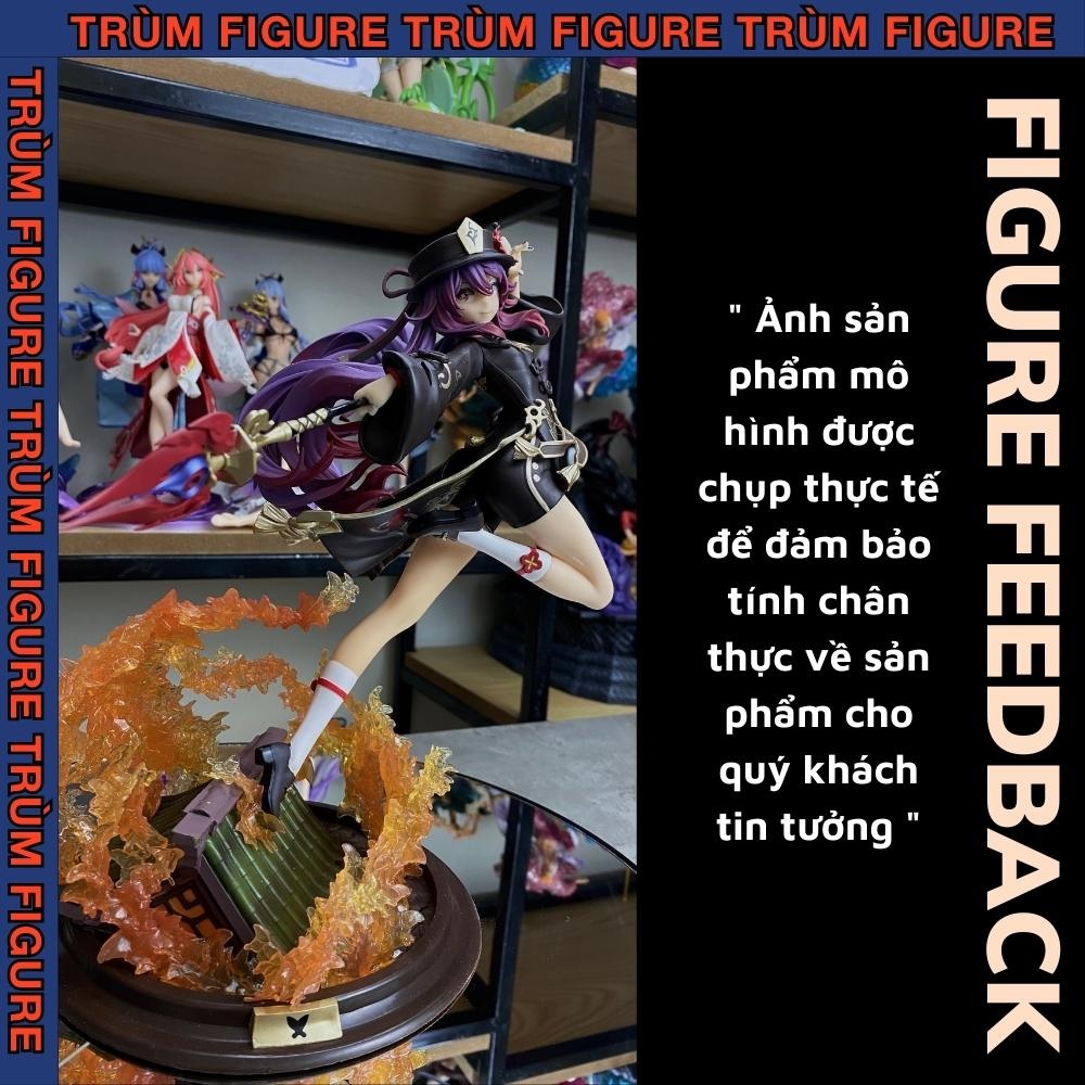 Mô Hình, Figure Genshin Impact Bé Hutao Chiến Đấu Anime, Game - Full Box Trùm Figure