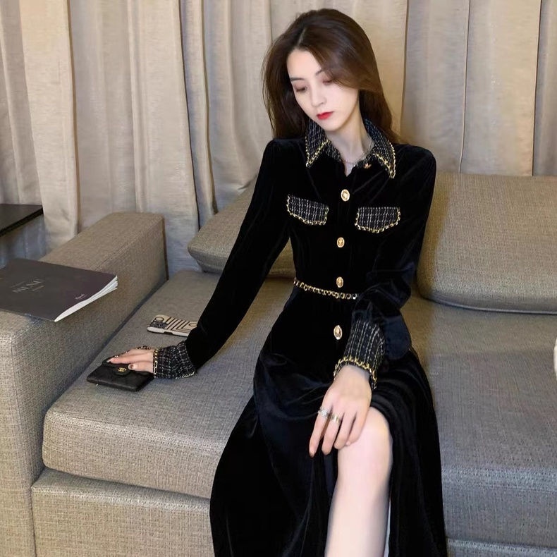 Đầm Nữ Tay Dài Kiểu Dáng Thời Trang Quyến Rũ