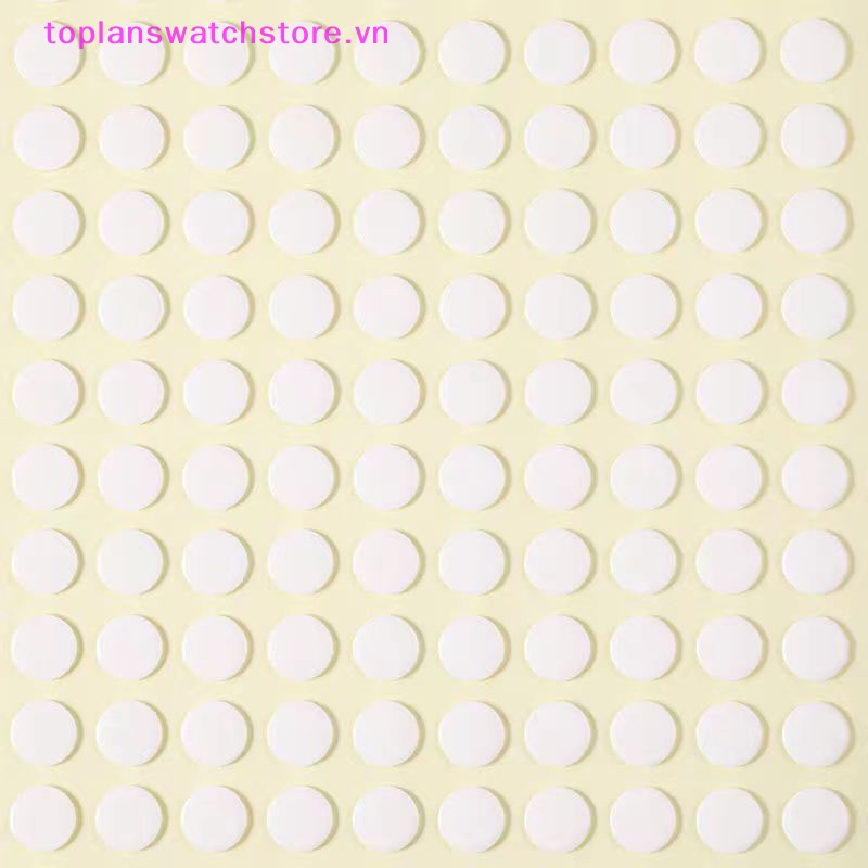 Băng Keo Dán Hai Mặt Tự Dính Hình Tròn Trong Suốt Dùng Trang Trí Bong Bóng