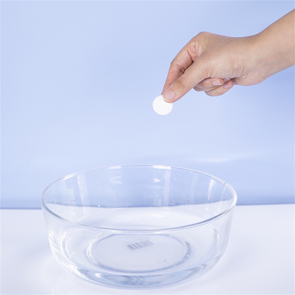 ♕ Đóng gói độc lập Bột giặt Quần áo Viên sủi bọt tẩy trắng Gói gia đình Sản phẩm phòng tắm Viên sủi 10 gói Máy làm sạch cổ áo sơ mi trắng