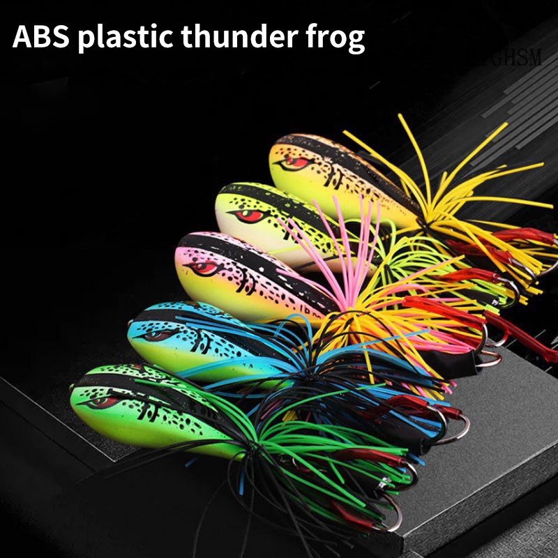 Bighsm Mồi Câu Cá Giả Hình Ếch 5.5cm Bằng Nhựa abs Cứng Đính Kim Sa Lấp Lánh skk