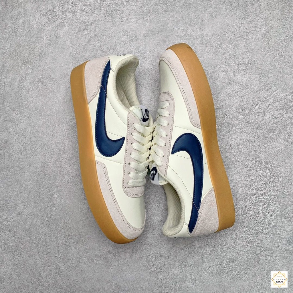 Giày Thể Thao Nk Killshot 2 Midnight Navy Màu Trắng Kem Logo Xanh Navy Vintage Cực Đẹp Cho Cả Nam Và Nữ