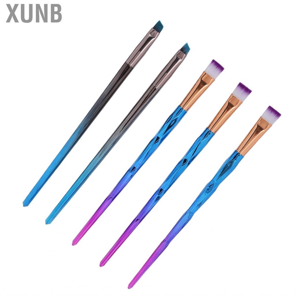 Xunb Nail Art Brushes 5 Pcs 2PCS Fashion Portable  For