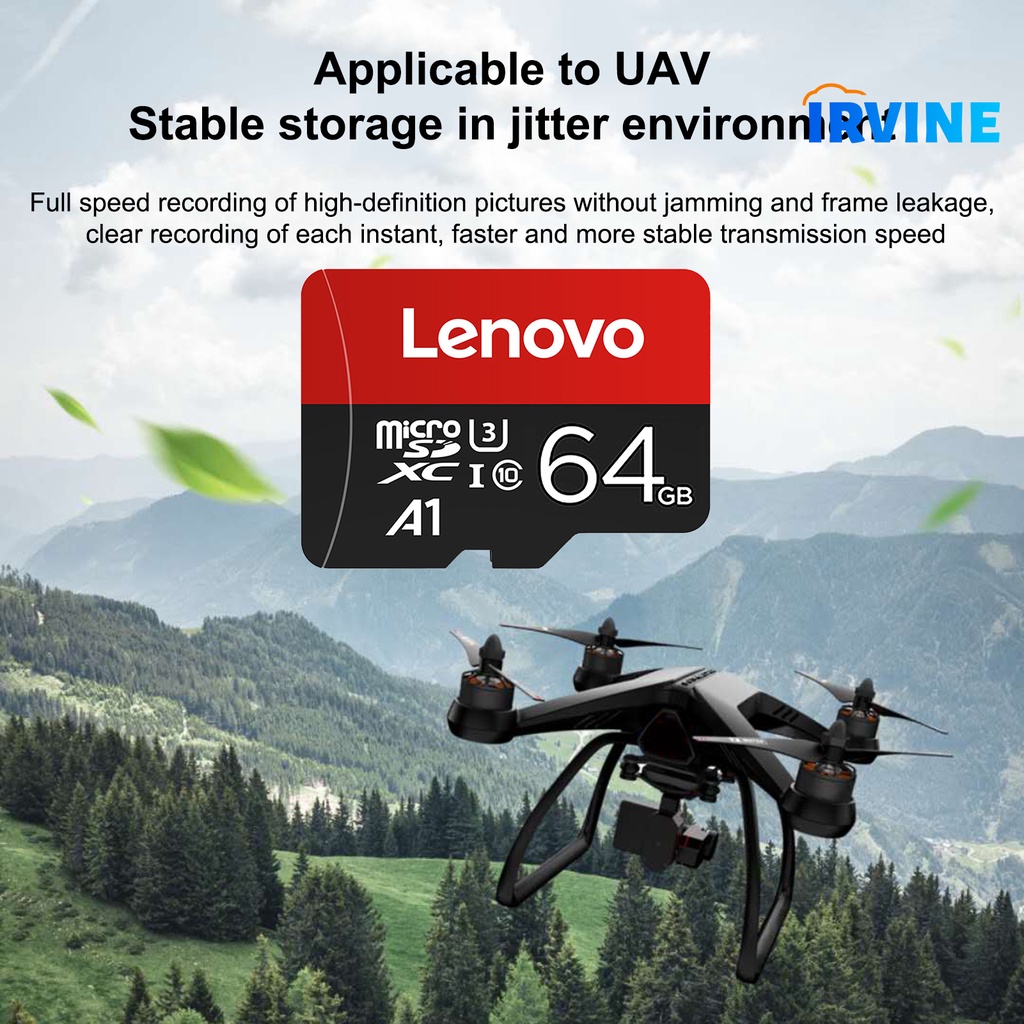 Thẻ Nhớ 32gb / 64gb / 128gb / 256gb / 512gb / 1024gb Tốc Độ Cao 100mb / s mini sd tf Cho Máy Ảnh lenovo