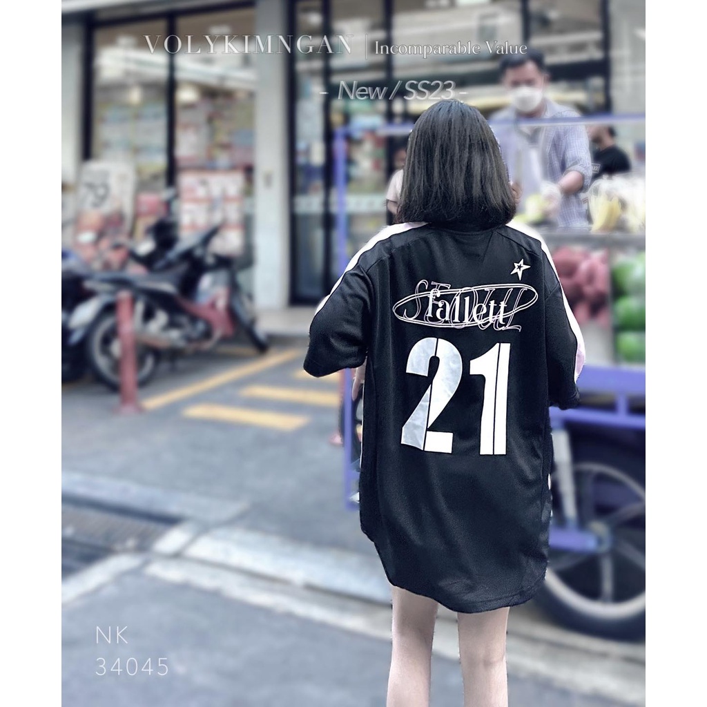 Áo scul.ptor fall.ett  viền hồng