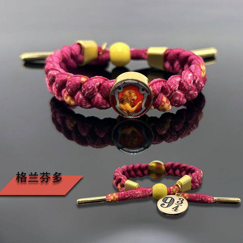 Vòng Đeo Tay slytherin harry potter Bằng Dây Bện Thủ Công Cho Học Sinh