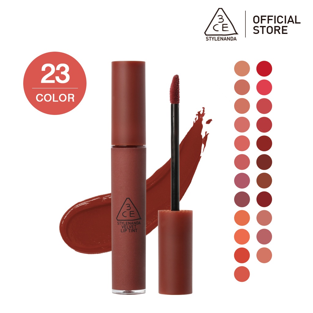 💥CHÍNH HÃNG💥 Son Kem Lì 3CE Mịn Màng Như Nhung 3CE Velvet Lip Tint 4g | Official Store Lip Make up Cosmetic