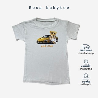 Áo Thun Cotton Ngắn Tay  áo rosa baby tee nữ ,mặc thoáng mát