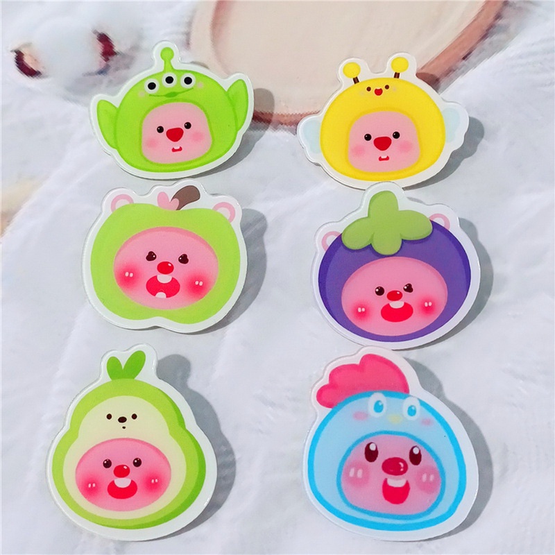 Huy Hiệu Cài Áo Hình Vòng Dây Hoạt Hình Dễ Thương