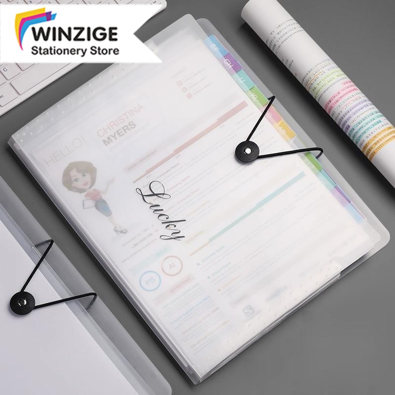 Winzige A4 Túi đựng tài liệu - Lucky tệp đựng tài liệu nhiều ngăn kẹp file túi đựng tài liệu A4 phụ kiện văn phòng phẩm