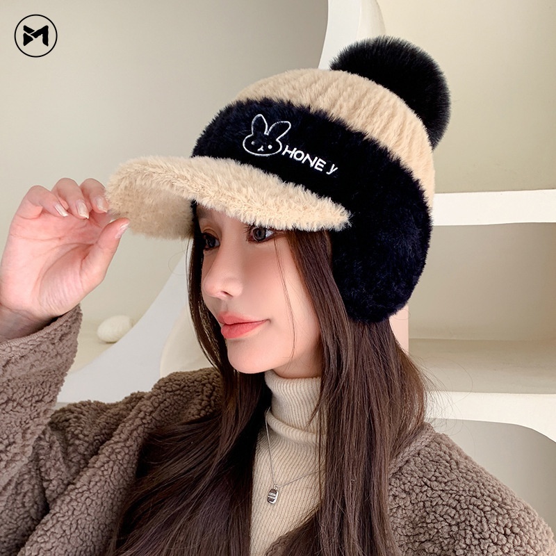 Nón Len Che Tai Giữ Ấm Thời Trang Mới 2023