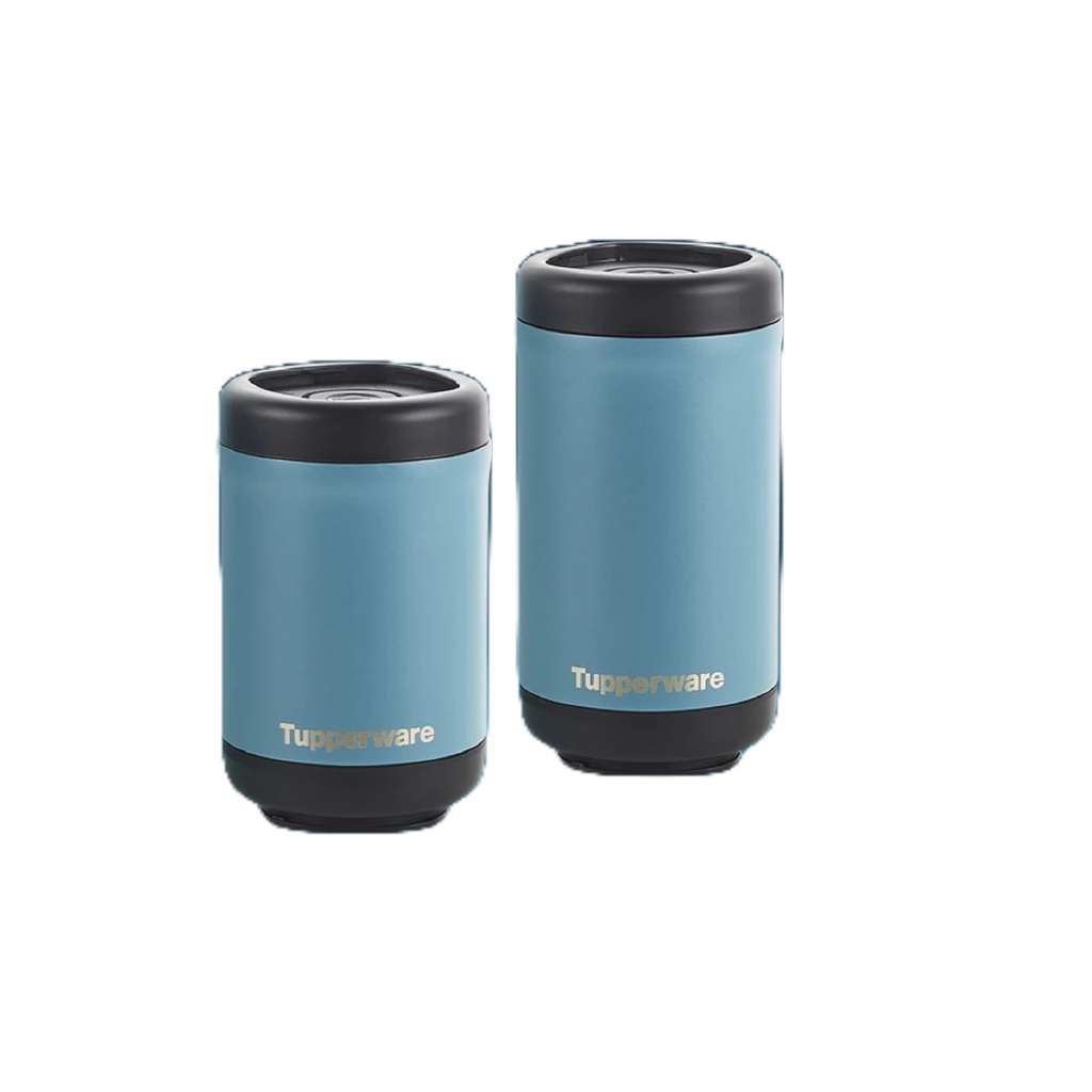 Hộp giữ nhiệt Tupperware STACKING THERMAL BRIGHTON 350ML chính hãng lớp ngoài sơn tĩnh điện, nhám