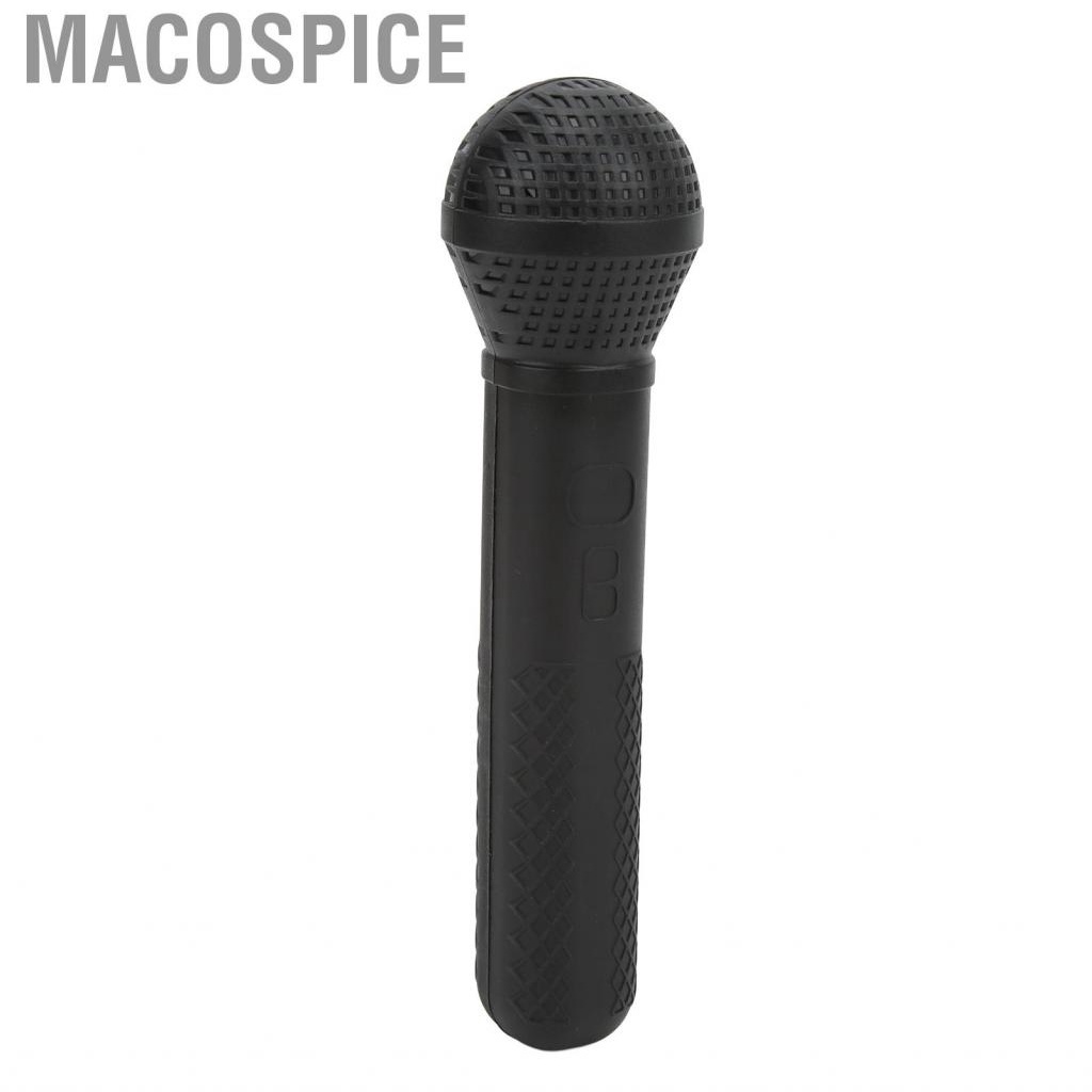 Macospice Plastic Prop Microphone Fake For Karaoke Fun Stage Birthday Party