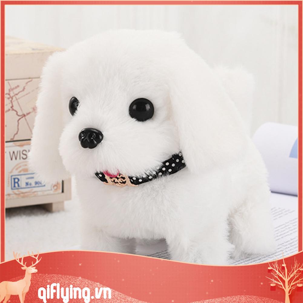Chó robot Nhồi Bông Chạy Bằng Pin Trang Trí Nhà Cửa