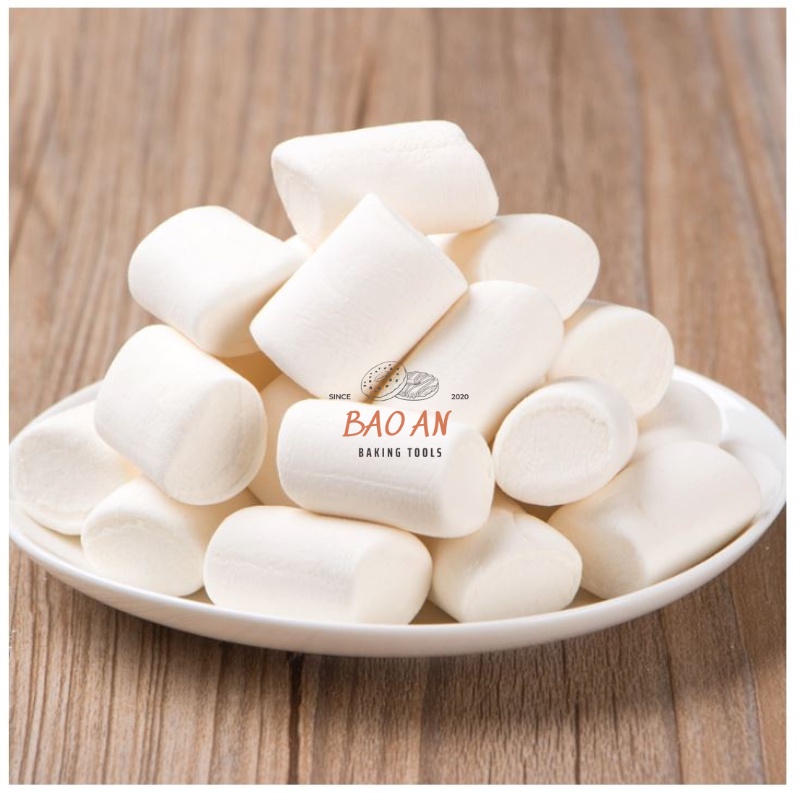 Marshmallow, kẹo bấc trắng, kẹo bông gòn Erko giảm đường làm bánh Nougat gói 500gram