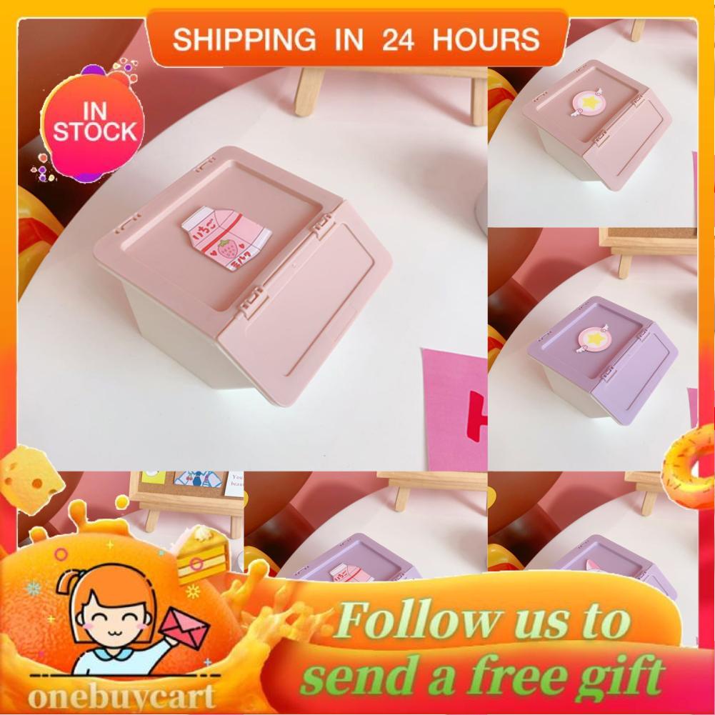 Onebuy Storage Box Cute Japanese Plastic Mini Cartoon Organizer Fairy